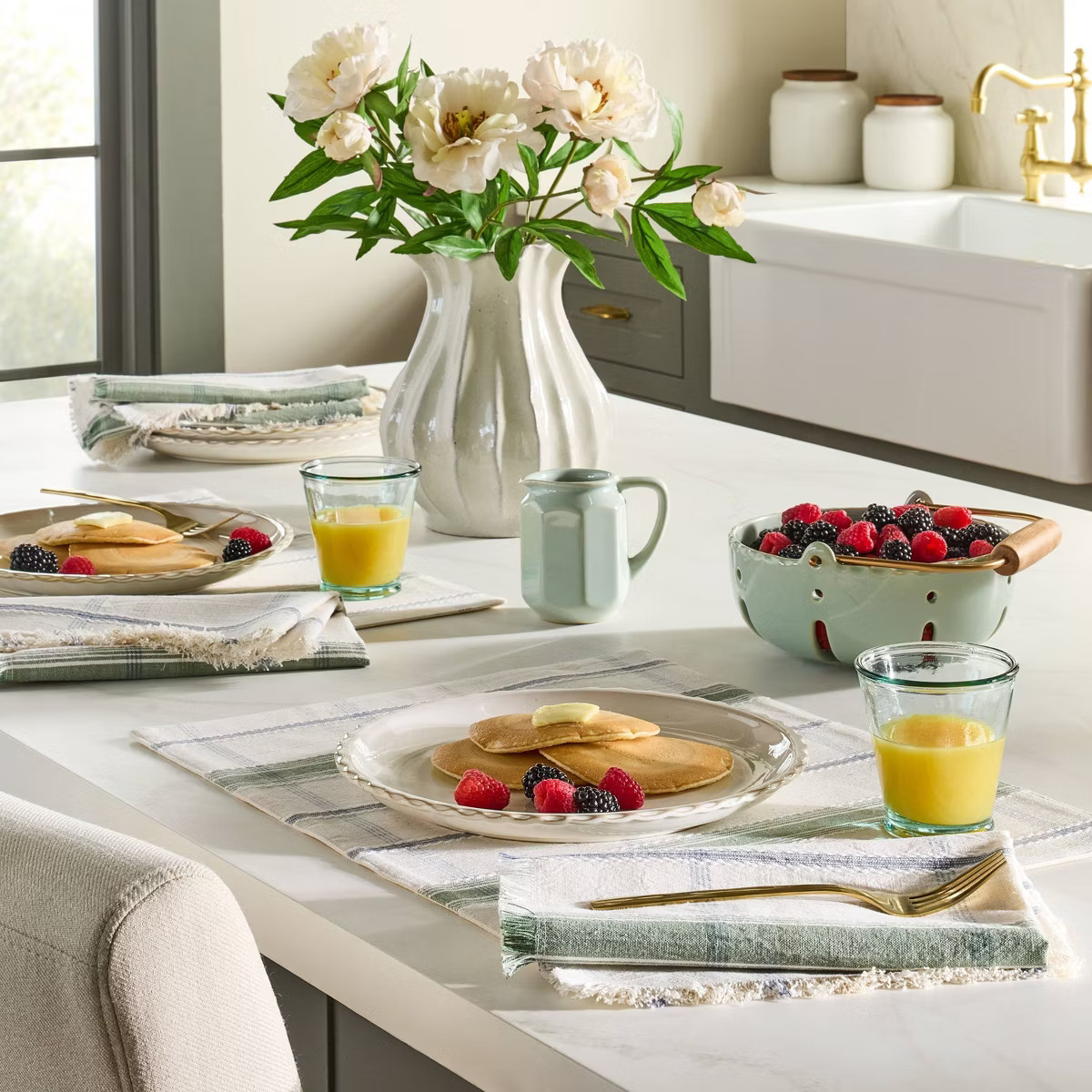 10.5" Stoneware Pinched Edge Dinner Plate - Hearth & Hand™ with Magnolia | Target