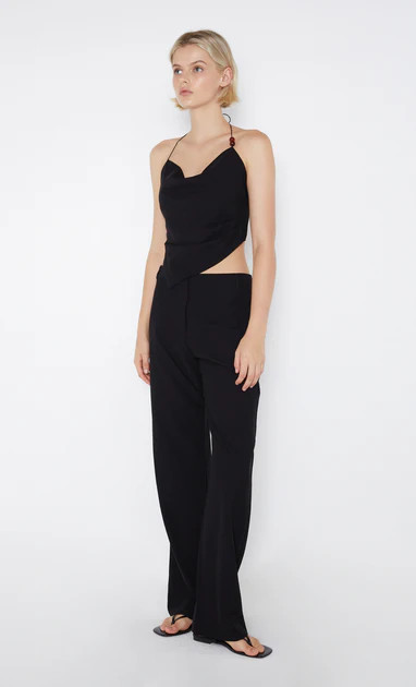 DESIREE STRAIGHT LEG PANT - BLACK | Bec & Bridge (Global)