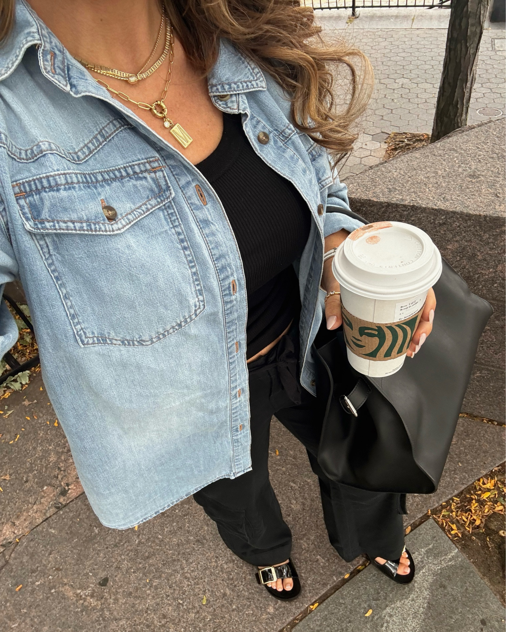 Casual OOTD ✈️ NYFW 🗽oversized denim Walmart shirt with the BEST pants of the season ($25, and come in 3 lengths!) drawstring with cargo pockets with just-enough give, wearing a size 4

NYFW, New York, New York City, New York Fashion Week, Fashion Week, NYC, NYC Fashion, cargo pants, Walmart cargo pants, travel outfit, Walmart outfit, Walmart style, Walmart fashion, Madison Payne 

#LTKNYFW #LTKSeasonal #LTKTravel