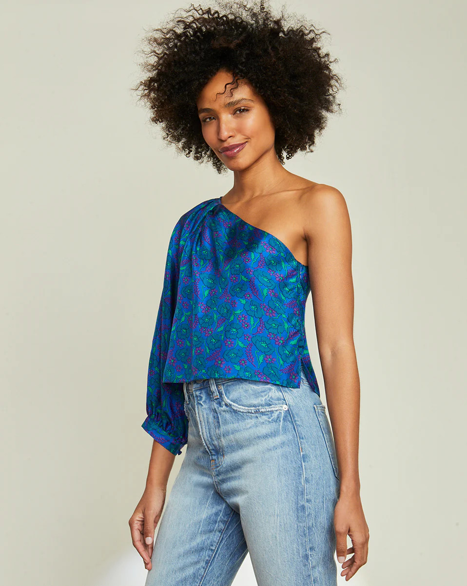 Lyric One-Shoulder Top | Veronica Beard