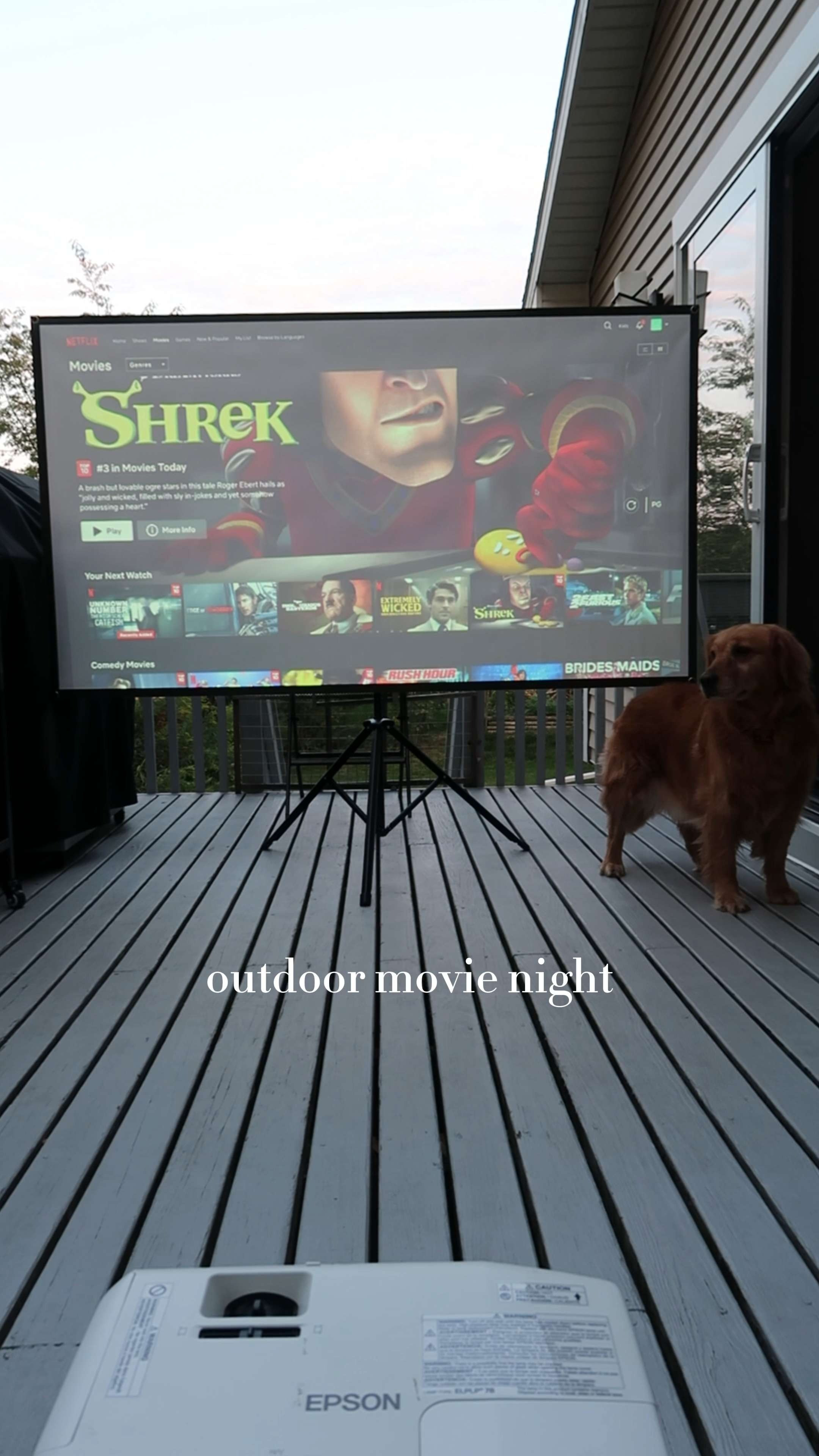 Movie night hits differently when it's outside! Having a projector is so fun for nights like this, or if you're hosting a tailgate for a Sunday football game!  

 

#LTKHome #LTKFindsUnder50 #LTKFindsUnder100
