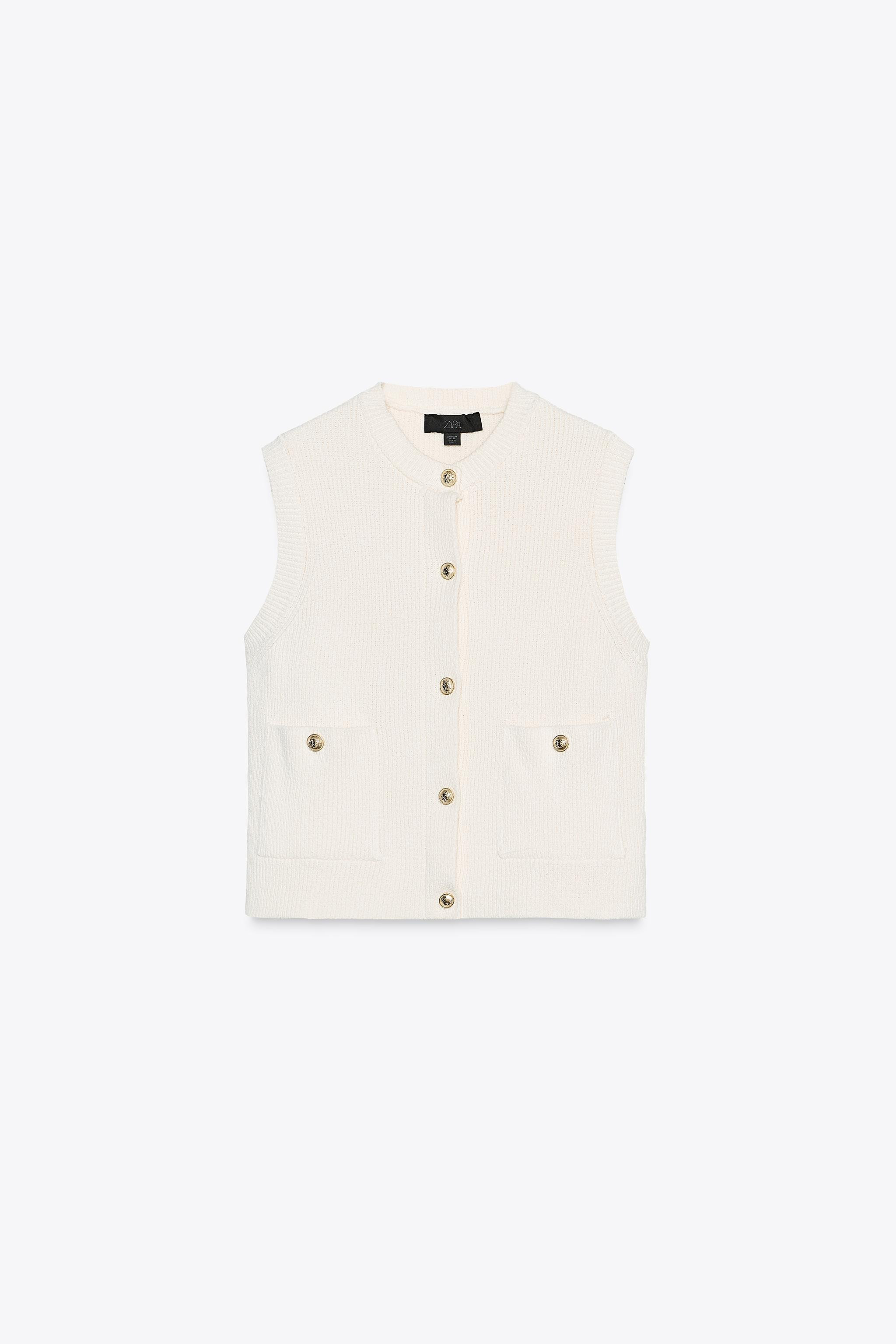 PLAIN KNIT TOP | Zara UK