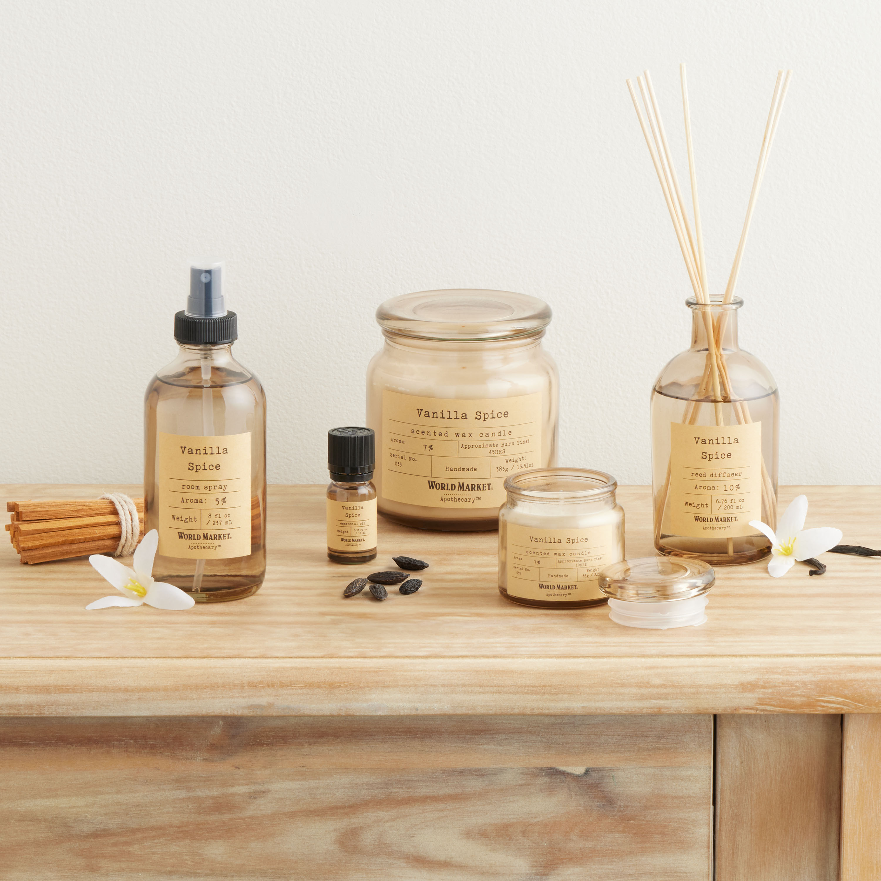 Apothecary Vanilla Spice Home Fragrance Collection | World Market