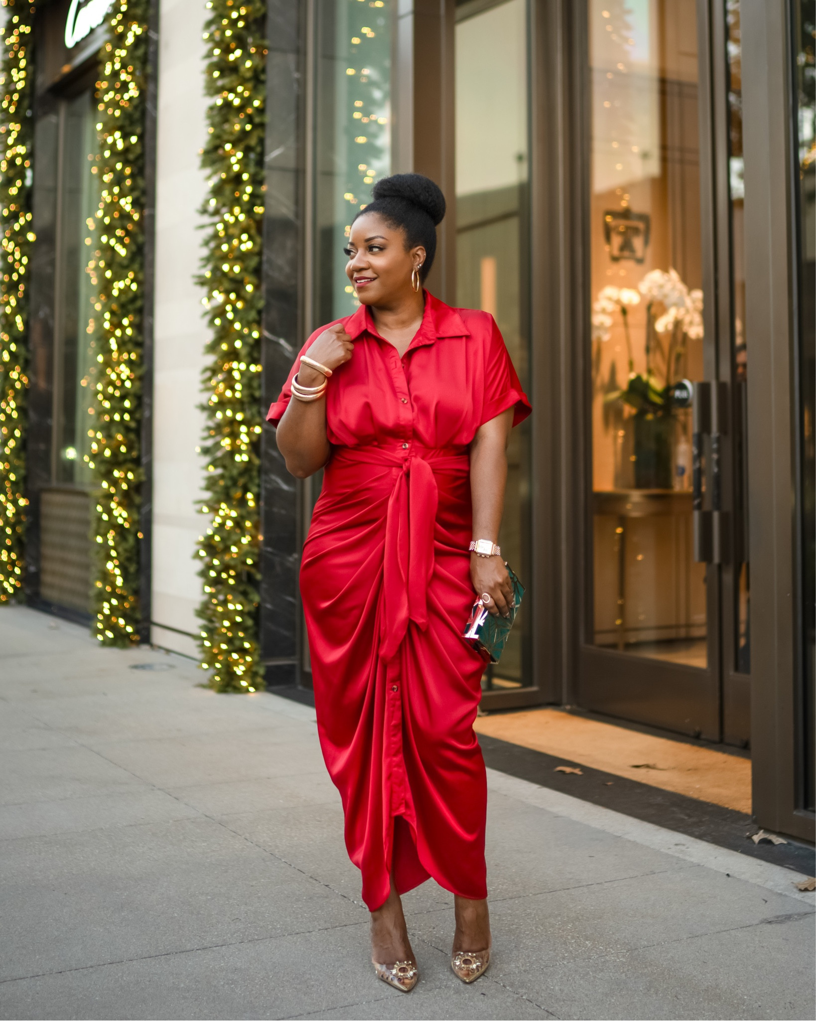 Love this dress! ❤️ I have it in several colors. TTS. Wearing a L. #FoundItOnAmazon

#LTKSeasonal #LTKwedding #LTKHoliday