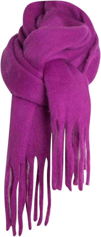 Womens Blanket Scarf Large Long Chunky Oversized Winter Fall Warm Big Wrap Shawl Scarves Satin He... | Amazon (CA)