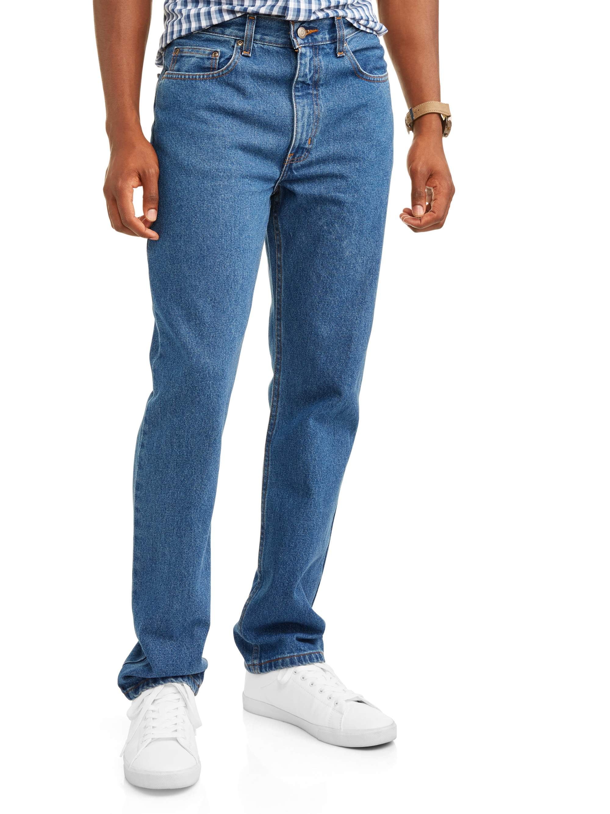 George Men's and Big Men's 100% Cotton Regular Fit Jeans | Walmart (US)