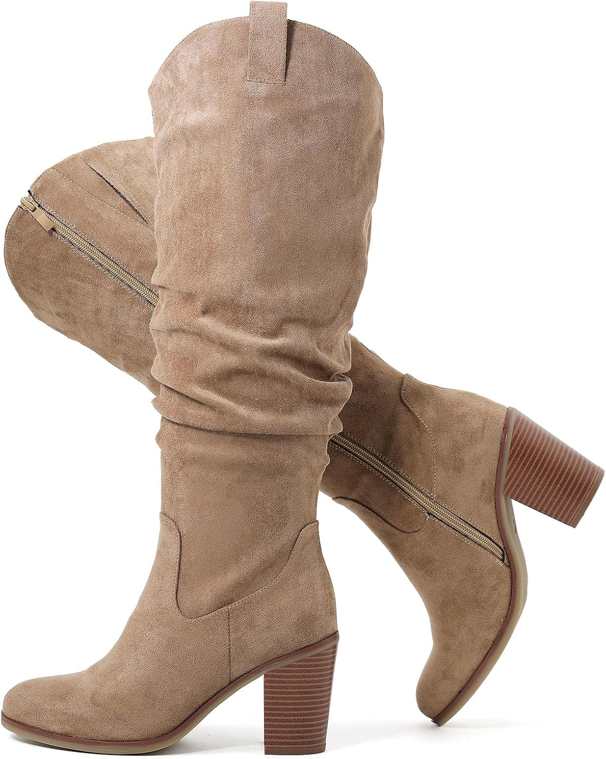 Women's Extra Wide Calf Cowboy Knee High Boots. | Amazon (US)