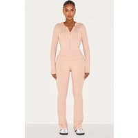 Shape Blush Sculpted Foldover Waist Flare Trousers | PrettyLittleThing UK