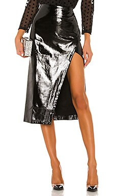 NBD Kris Midi Skirt in Black from Revolve.com | Revolve Clothing (Global)