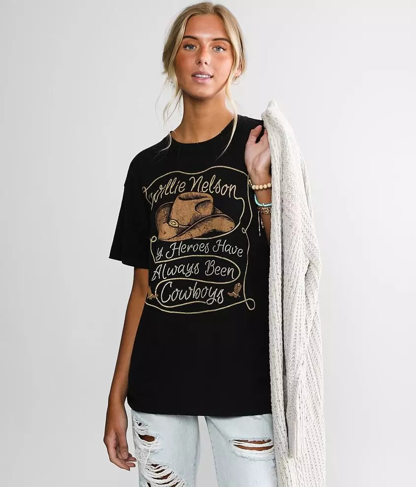 Willie Nelson Cowboy T-Shirt | Buckle