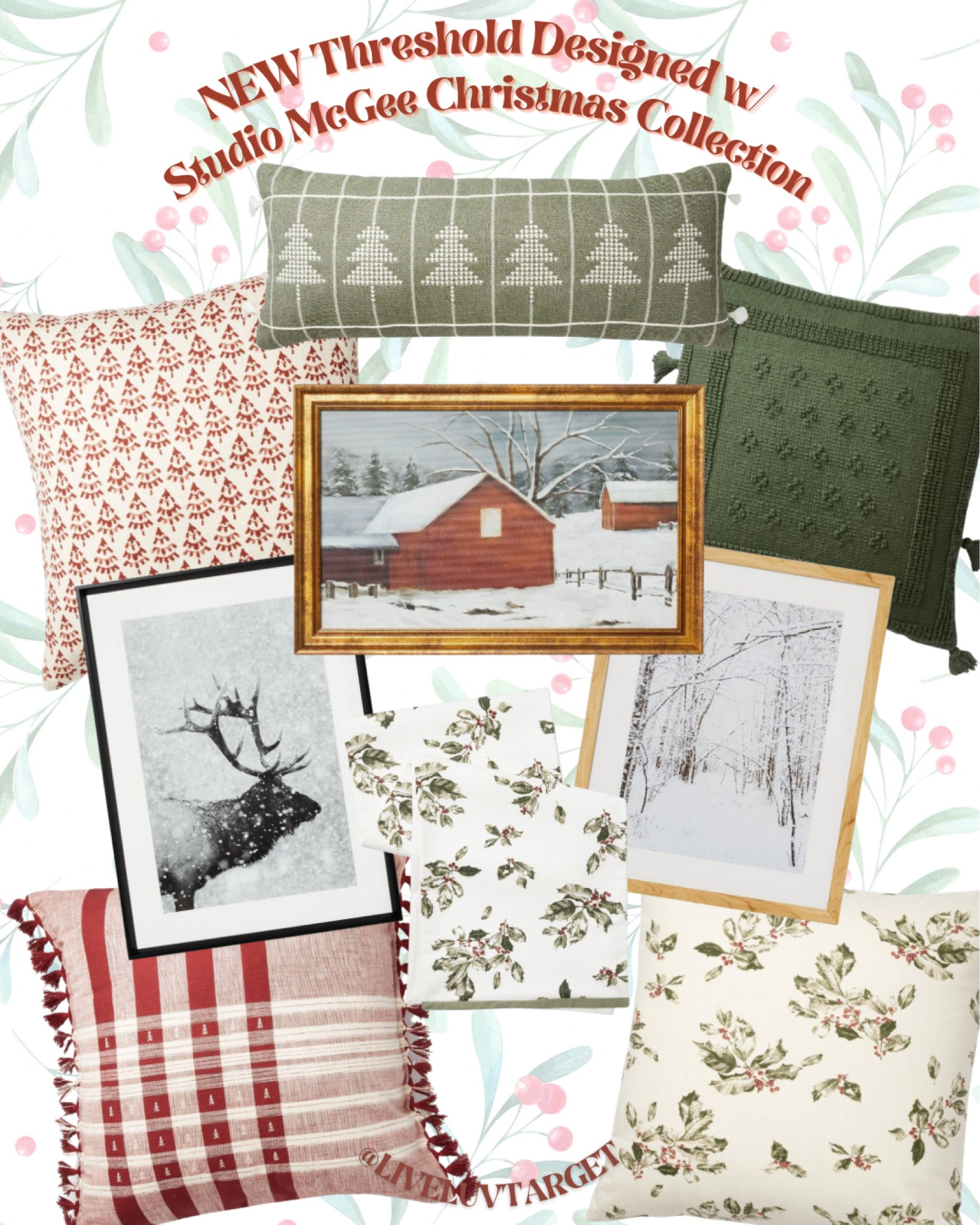 NEW✨ Threshold designed with Studio McGee Christmas Collection 🎄• Art & Textiles ✨

#LTKSeasonal #LTKHoliday #LTKhome