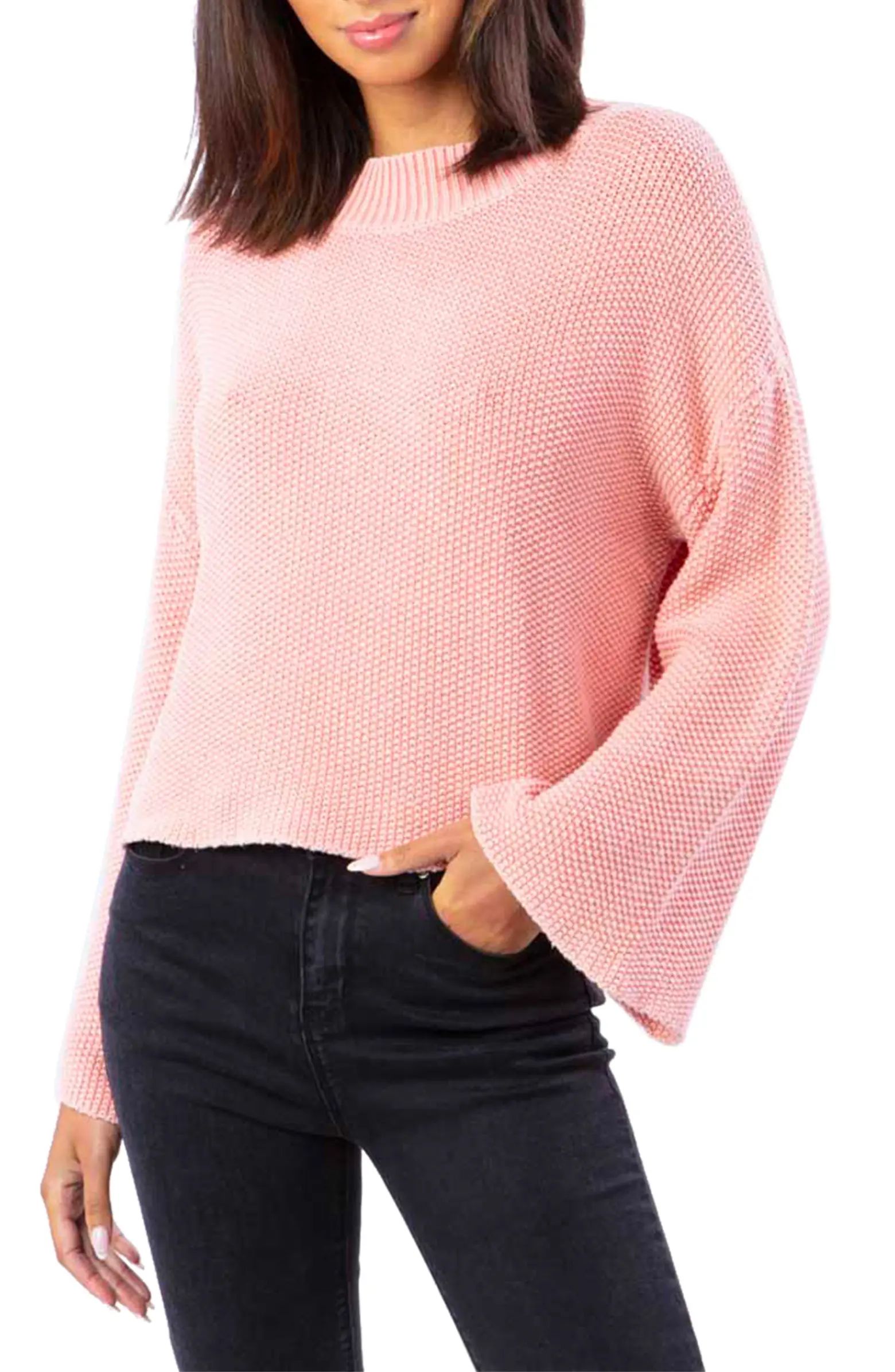 Rip Curl Tropicana Bell Sleeve Cotton Sweater | Nordstrom | Nordstrom