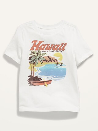 Unisex Short-Sleeve "Hawaii" Graphic T-Shirt for Toddler | Old Navy (US)