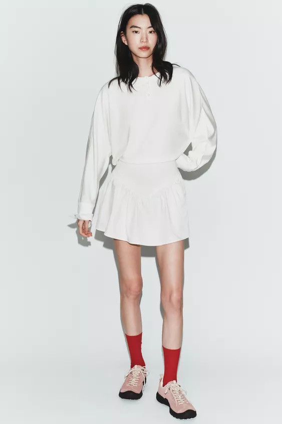 MICRO-RIBBED COTTON SOCKS | Zara UK