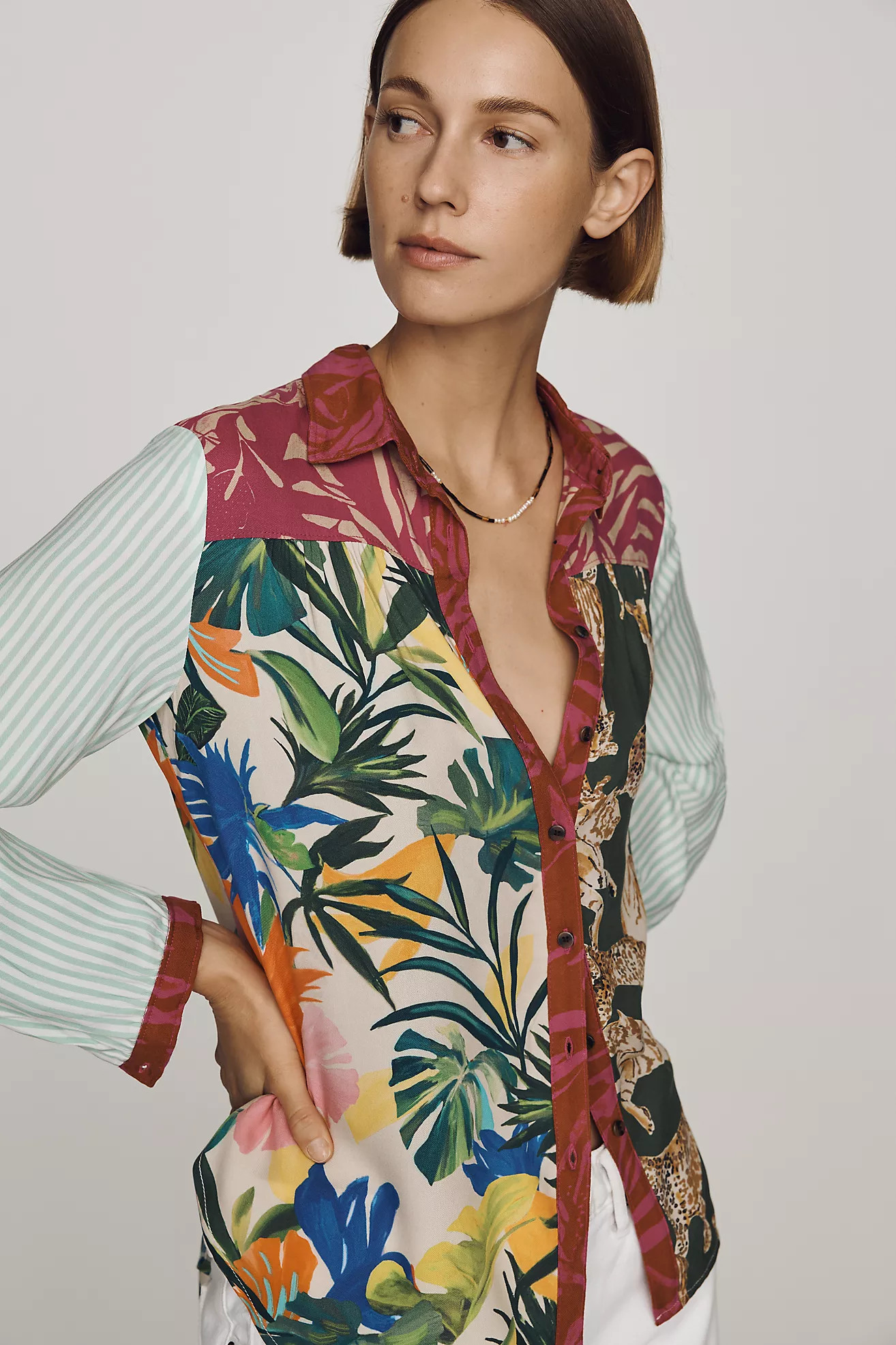 Paz Buttondown Shirt by Maeve | Anthropologie (US)