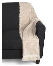Yarn Dyed Knitted Throw With Fringe | Home | T.J.Maxx | TJ Maxx