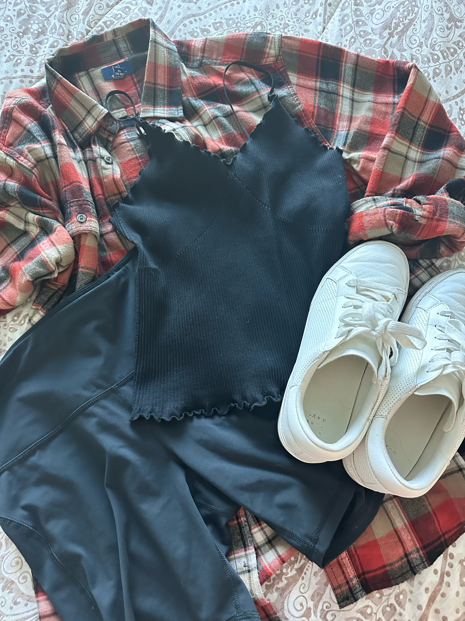 Flannels and biker shorts will be my fall wardrobe, thank you. These sneakers from @target are my favorite  

#LTKSeasonal #LTKstyletip #LTKmidsize