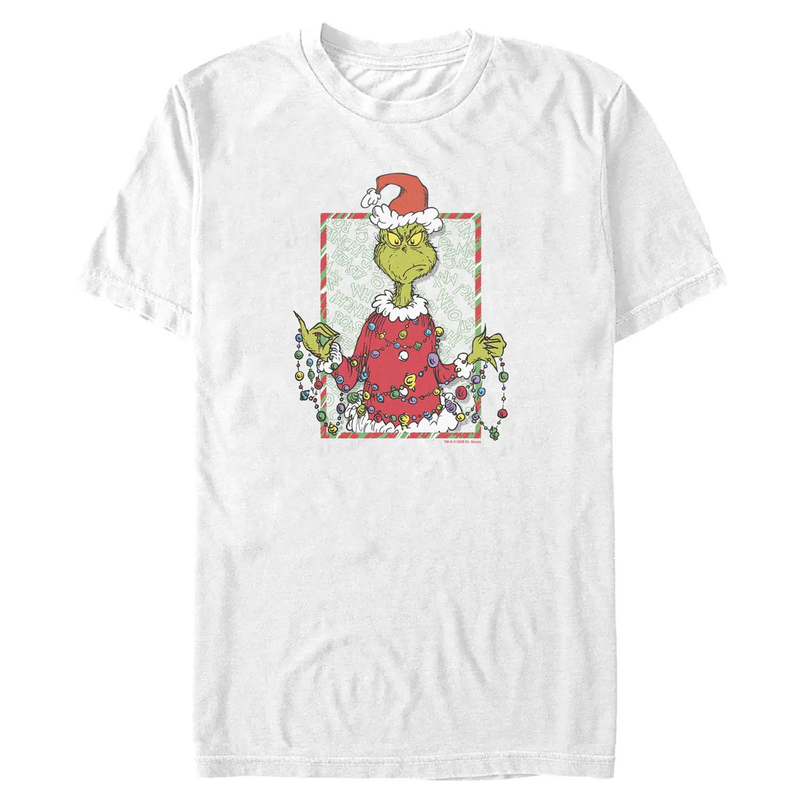 Big & Tall Dr. Seuss The Grinch Graphic Tee, Men's, Size: 3XL Tall, White | Kohl's