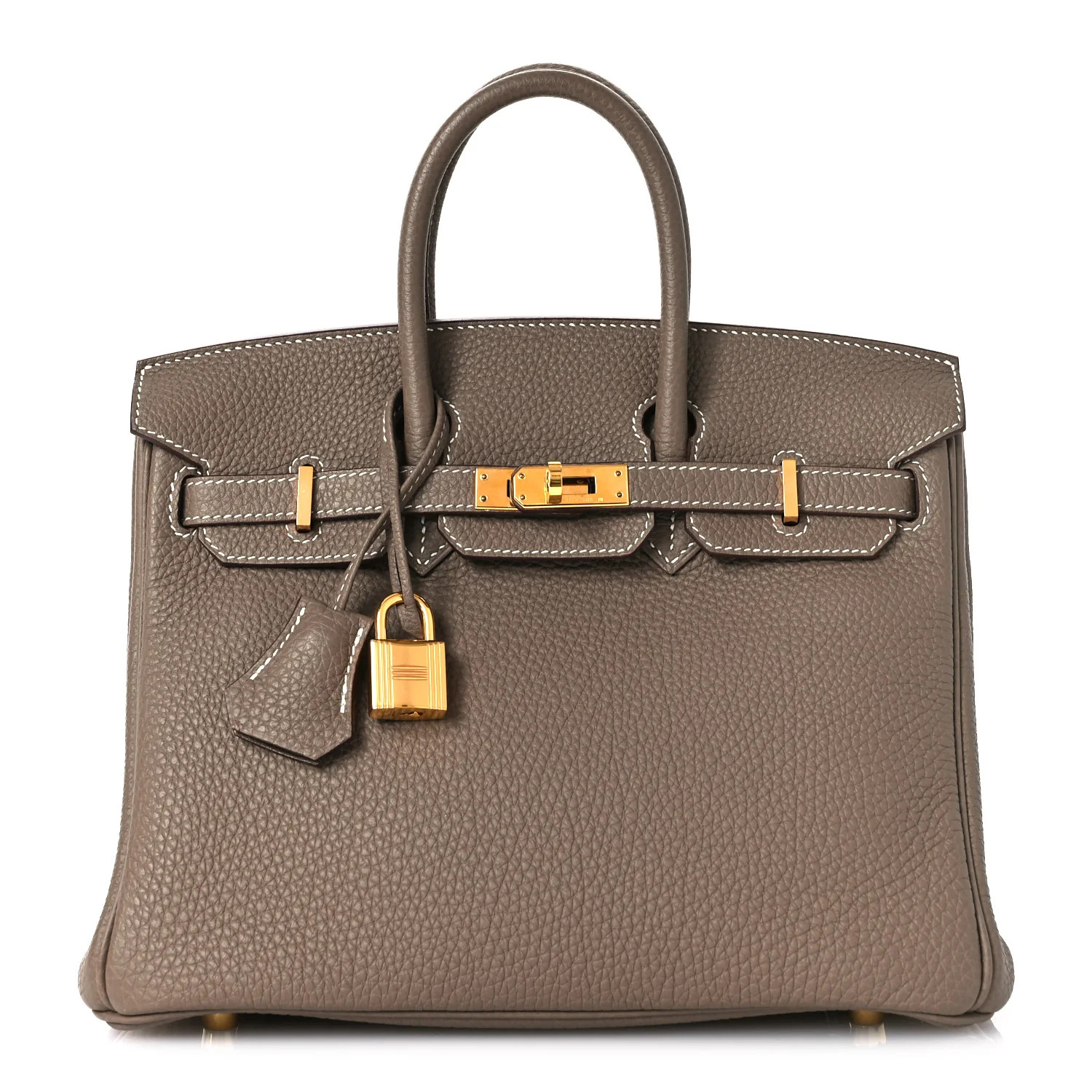 Togo Birkin 25 Etoupe | FASHIONPHILE (US)