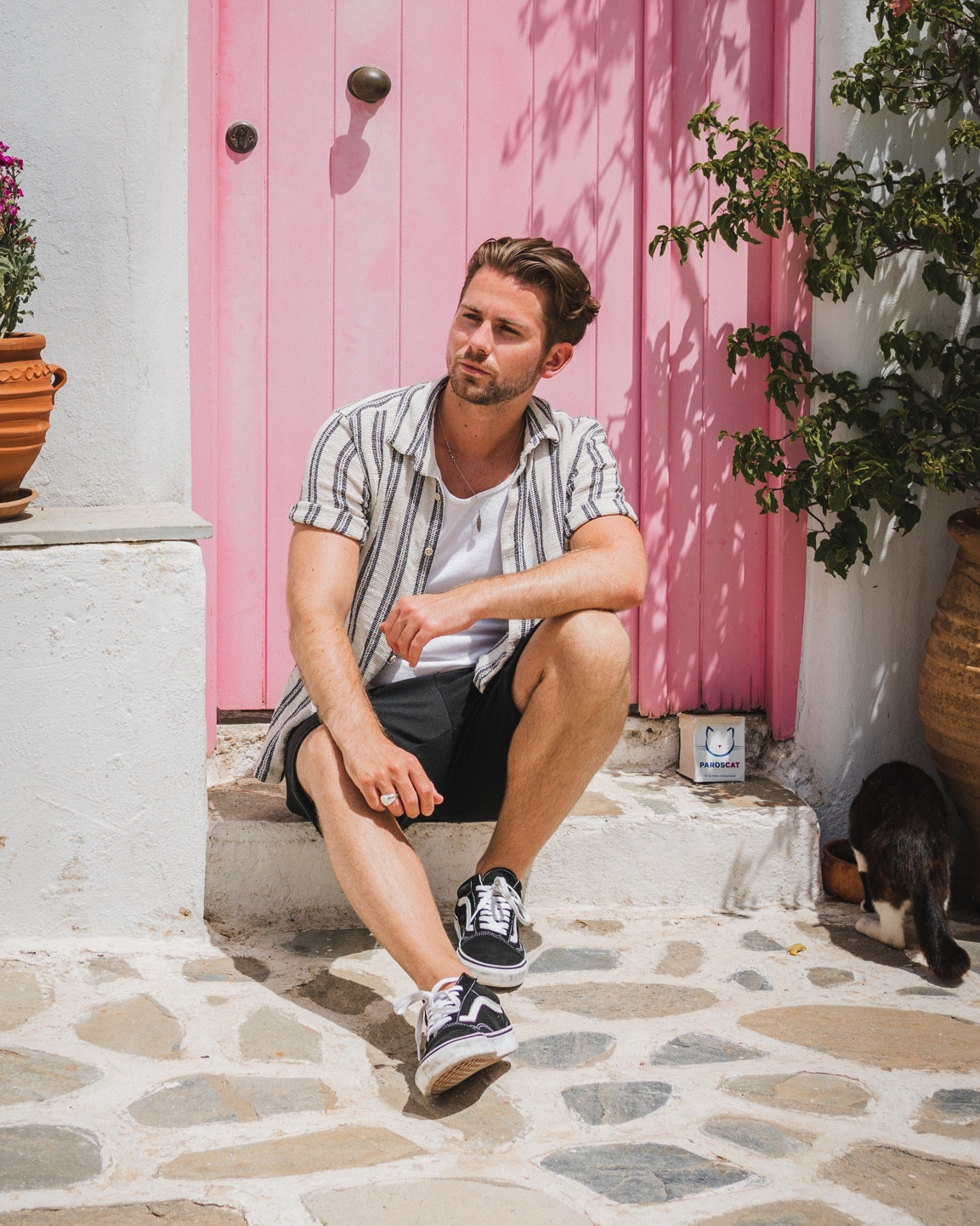 Another summer fit ☀️ 
Love the combo of undershirts and short sleeve shirts 👌🏻

#LTKFind #LTKstyletip #LTKmens