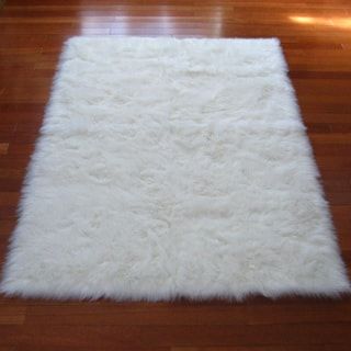 Snowy White Polar Bear Pelt Faux Fur Rectangle Rug - 2'3 x 3'7 | Bed Bath & Beyond