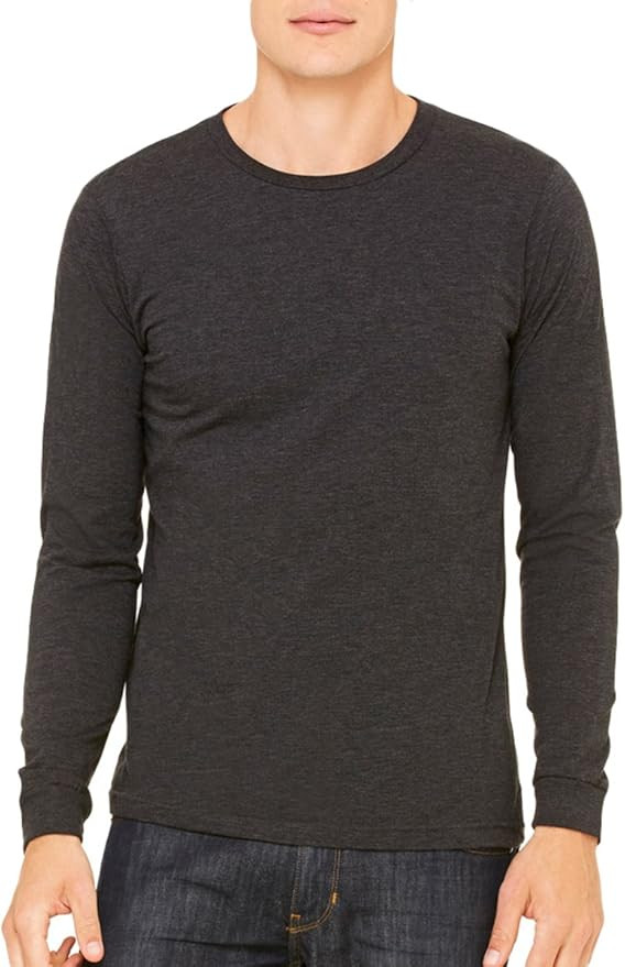 Amazon.com: Bella+Canvas Jersey Long Sleeve Tee : Clothing, Shoes & Jewelry | Amazon (US)