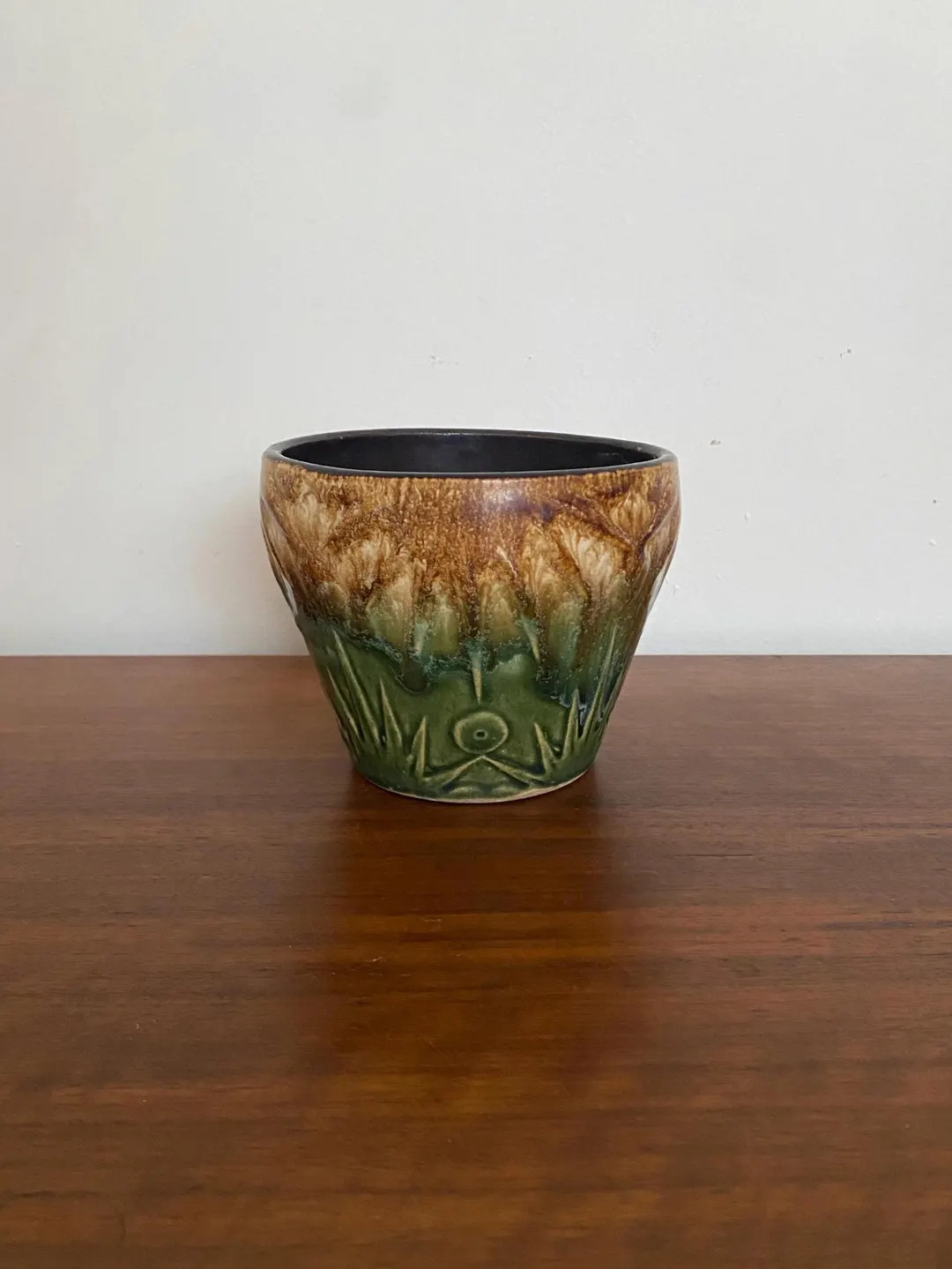 Vintage Robinson Ransbottom Pottery "Sun and Moon" Planter | Etsy (US)