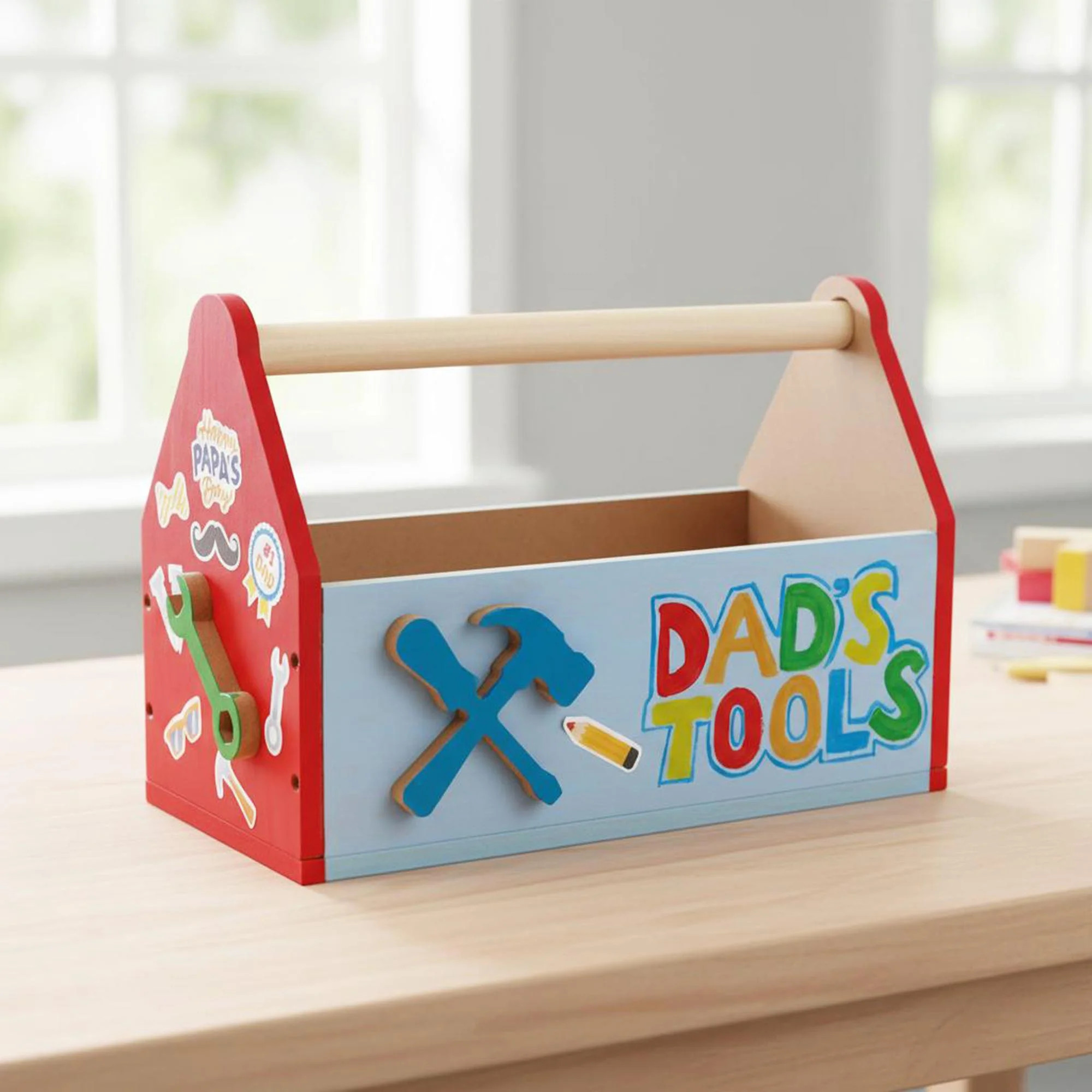 Build and Paint Toolbox Arts and Crafts Kit, 32 Pieces, Father's Day by Way To Celebrate - Walmar... | Walmart (US)