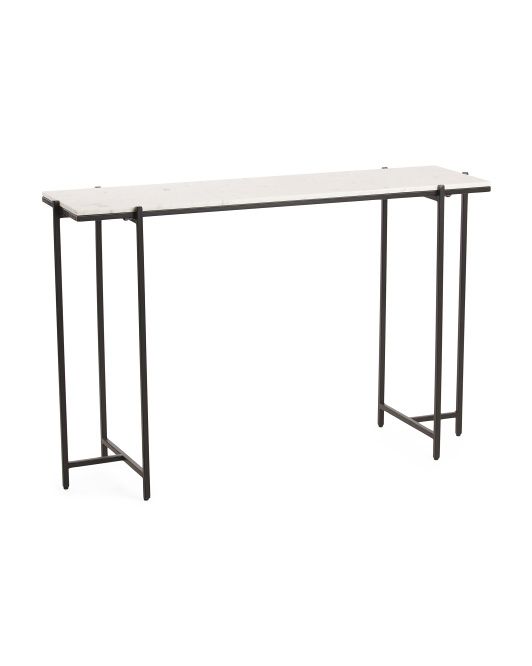 Marble Top Console Table | TJ Maxx