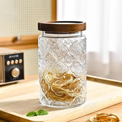 32Oz Vintage Glass Jar With Lid, Glass Storage Containers, Airtight Kitchen Storage Containers For Sugar, Coffee, Tea, Spice, Flour, Candy Cookie, Pas | Wayfair North America