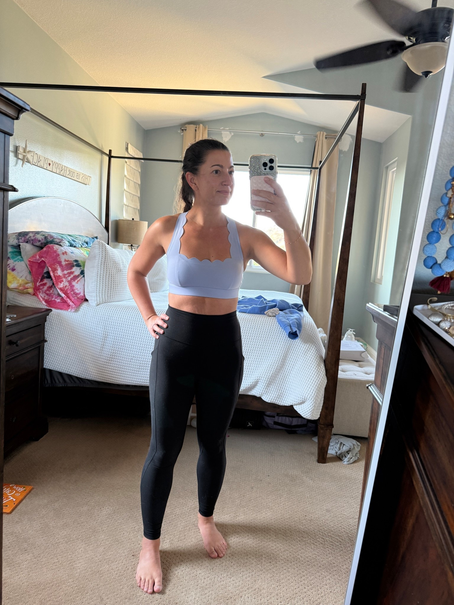 lavender frost perfection 💜 the scallop edges on this wiskii bra are giving cutest girl at the gym energy — soft, feminine, and still holds up on heavy lifts or bodyweight-only days. it’s the perfect mix of pretty and powerful. paired with my lululemon aligns because balance is key… and honestly, they’re soulmates.

sizing stats:
5’3”
145 pounds
wearing small in bra (color: lavender frost) + 6 in leggings
wiskii is 20% off today with code SG20!

wiskii scallop bra, lavender workout set, wiskii activewear review, cute gym outfit women, wiskii sports bra, lululemon align outfit, feminine workout set, scallop activewear top, gym girl outfit inspo, pastel workout outfit, activewear aesthetic, flattering sports bra, women’s gym set, cute athletic outfit, everyday workout wear