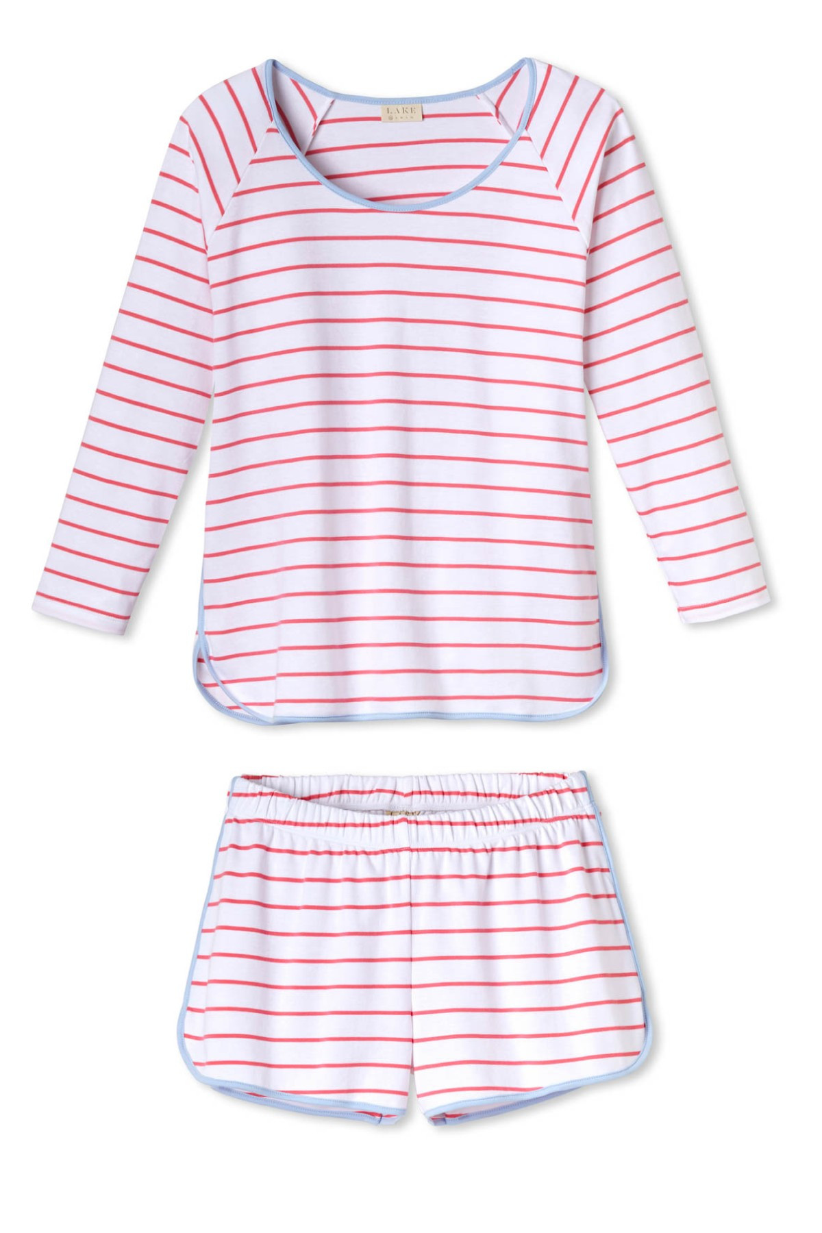 Pima Long-Short Set in Sorbet | LAKE Pajamas