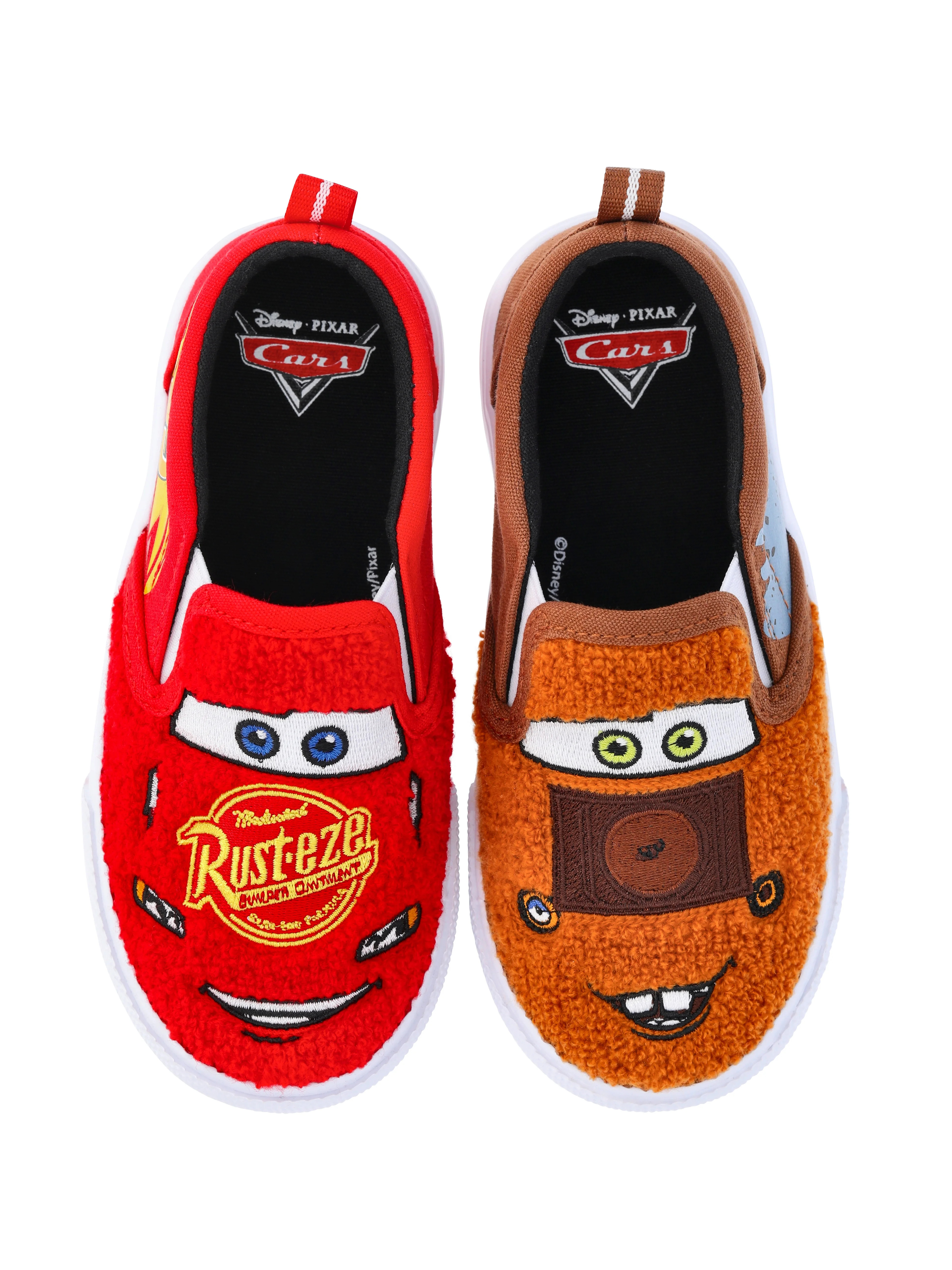 Disney Cars Toddler Boys Casual Slip On Shoes | Walmart (US)
