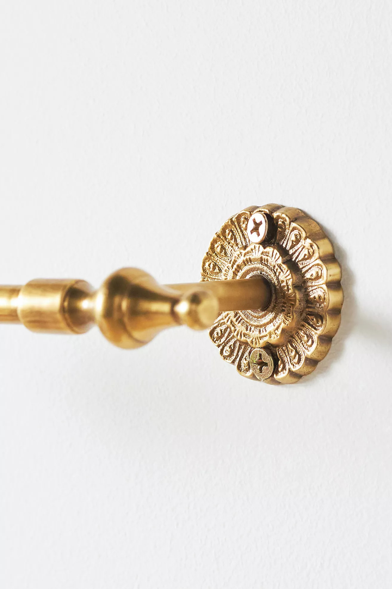 Ida Heritage Brass Scalloped Feather Peacock Toilet Paper Holder | Anthropologie (US)
