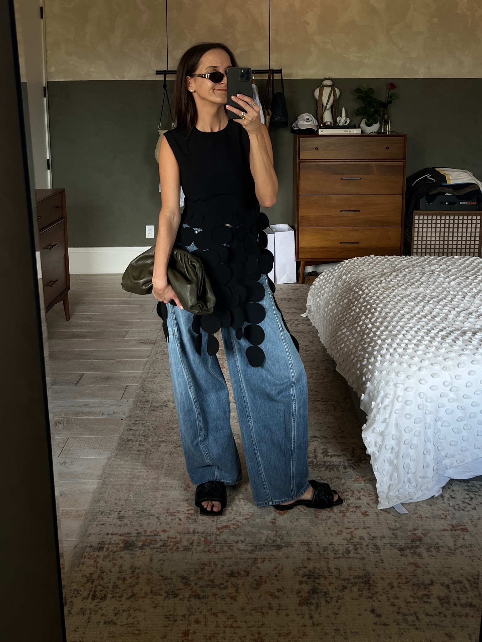 love this fit! Sizing below 

Size 36 in the top - runs small
Jeans - size 25 - run TTS
Shoes run TTS 

Bag in my color is sold out but linked exact style in different color  

#LTKSeasonal #LTKstyletip #LTKFind