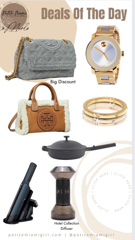 Deals 
Handbags, rings , watch , pan, Diffuser, wand vac

#LTKSeasonal #LTKHoliday #LTKGiftGuide
