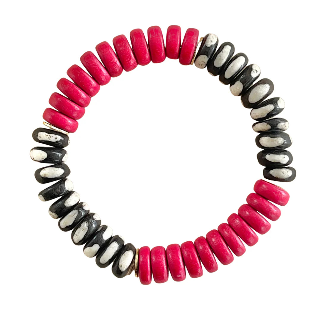 Shoreline Bracelet - Red | MODish Design Co