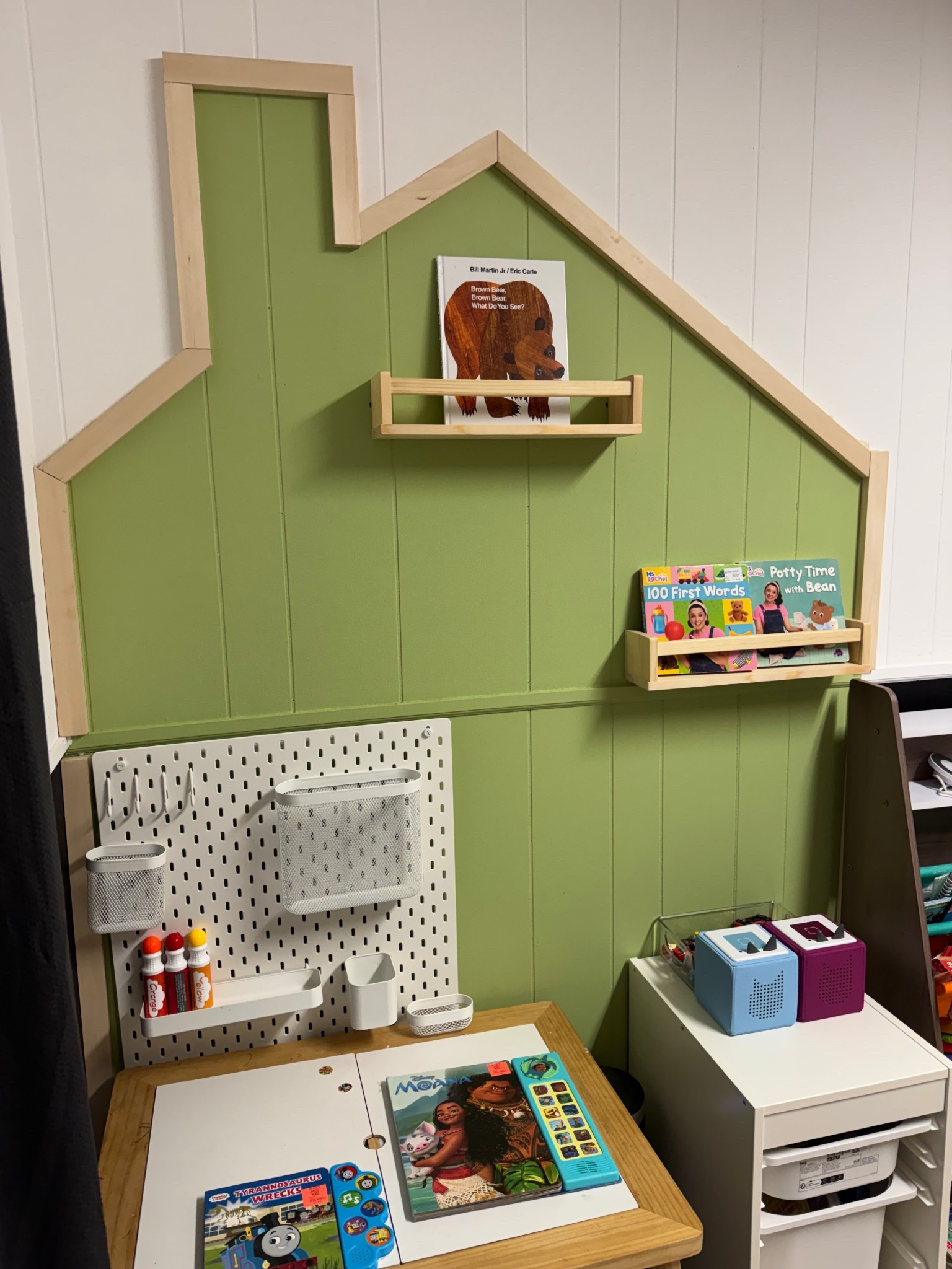 Our little learning corner 🤍
This cozy house setup has been perfect for books, quiet play, and hands-on learning. Everything is easy for the kids to reach and simple to keep organized. Tagging the bookshelf, learning board, and all the storage pieces we use daily.

#ltkhome #ltkfamily #learningcorner #kidslearning #playroomideas #homeschoolinspo #organizedkids #momlife #kidfriendlyhome #learningthroughplay

#LTKmomlife #LTKKids #LTKHome