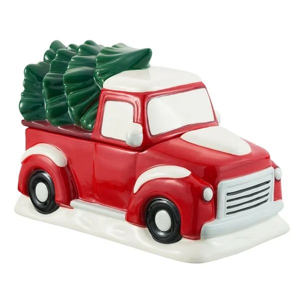 Holiday Time Cookie Jar, Red Truck - Walmart.com | Walmart (US)