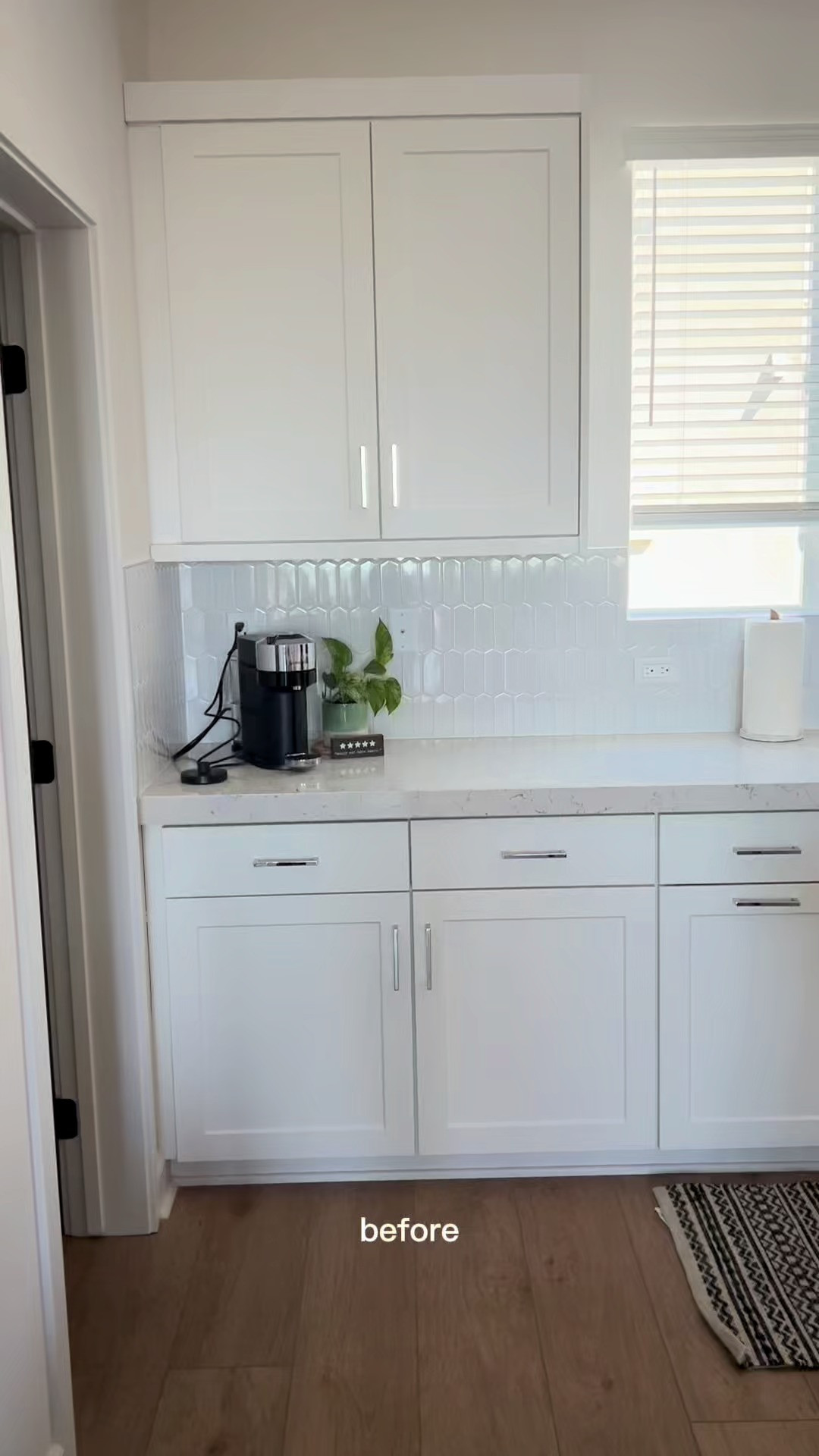 Swapped my builder grade chrome hardware for this amazon matte black hardware - it comes in all sizes and a super easy DIY project 

 #LTKHome