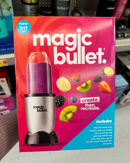 Magic Bullet with a new look at Walmart ready to create your favorite smoothies and protein shakes! Walmart find. 

#LTKfit #LTKhome #LTKFind