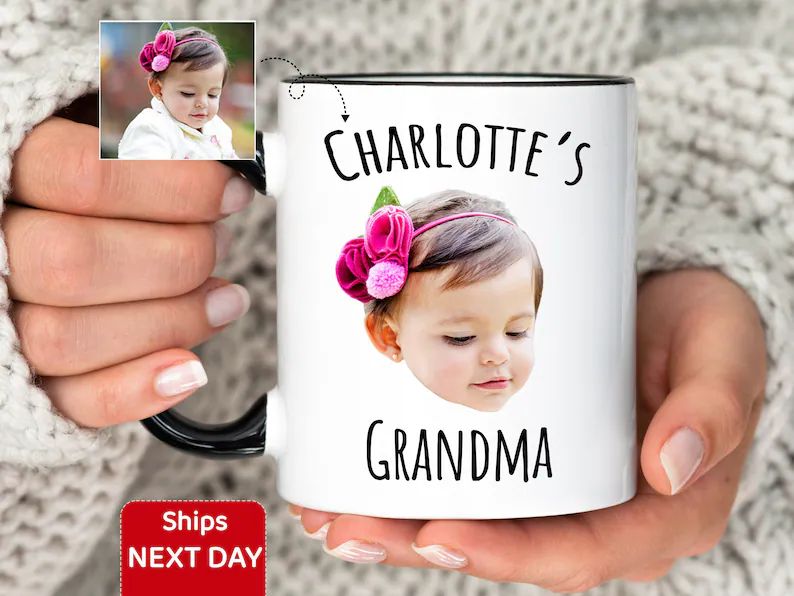 Custom Baby Face Mug, Personalize Child Photo Coffee Cup for Dad / Mom, Mug With Baby Picture,mot... | Etsy (US)