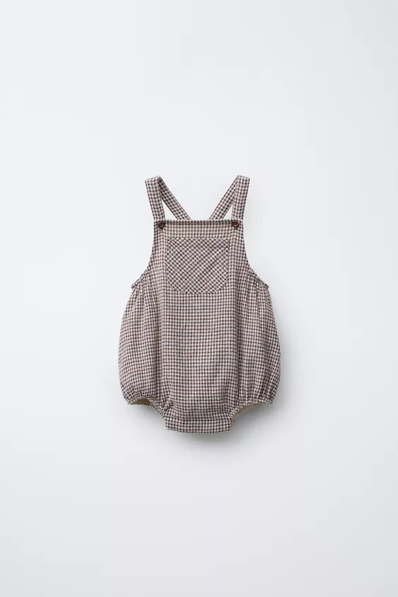 PLAID ROMPER | Zara US