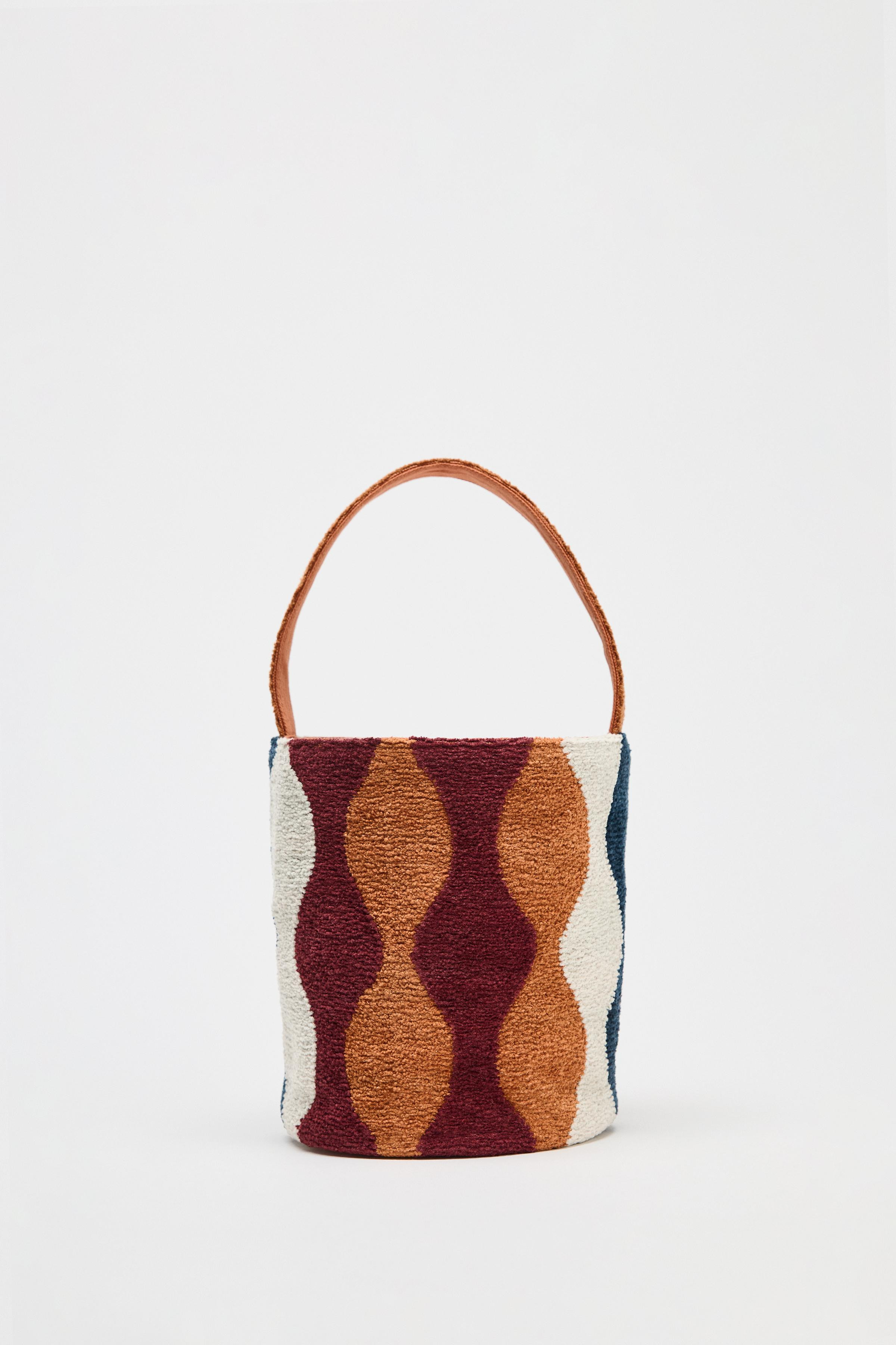 COLORFUL MINI CYLINDRICAL BUCKET BAG | Zara US