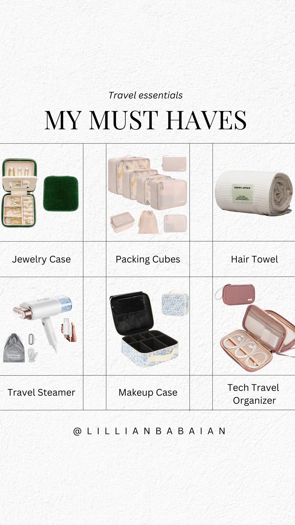 My travel essentials that are a must have on every trip. 

#LTKFindsUnder50 #LTKTravel #LTKStyleTip