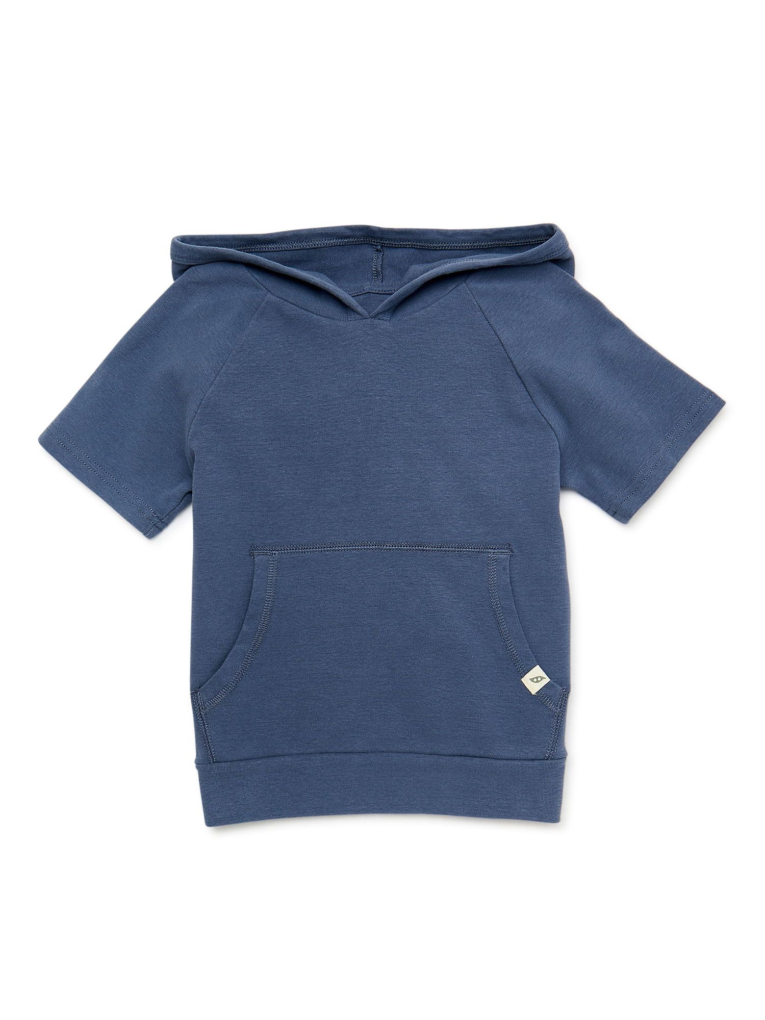 easy-peasy Toddler Boy Short Sleeve Hoodie, Sizes 12M-5T | Walmart (US)