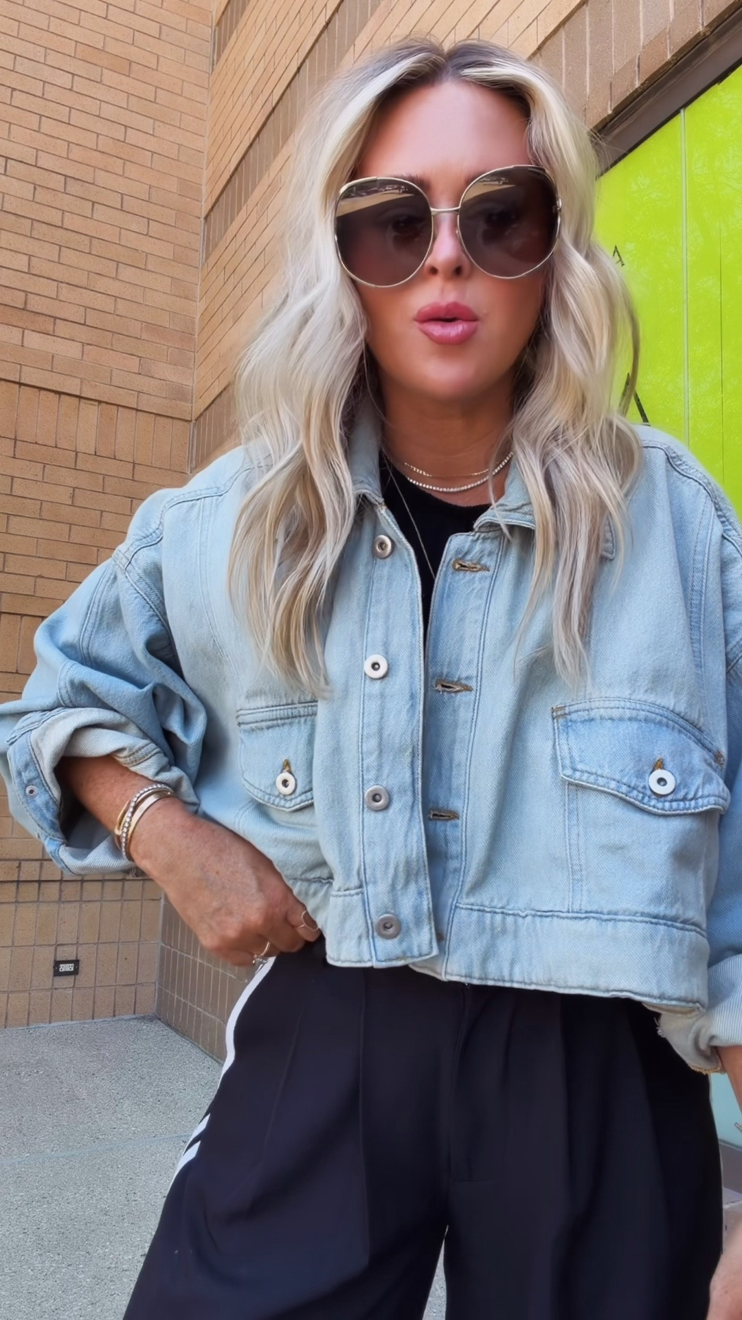What I wore today to shop the NSALE! My denim jacket is still on sale! Love this thing! I did XS/s and pants in small. 

Fall style. Sale. Track pants. Fall outfits

#LTKootd #LTKgrwm #LTKSaleAlert
