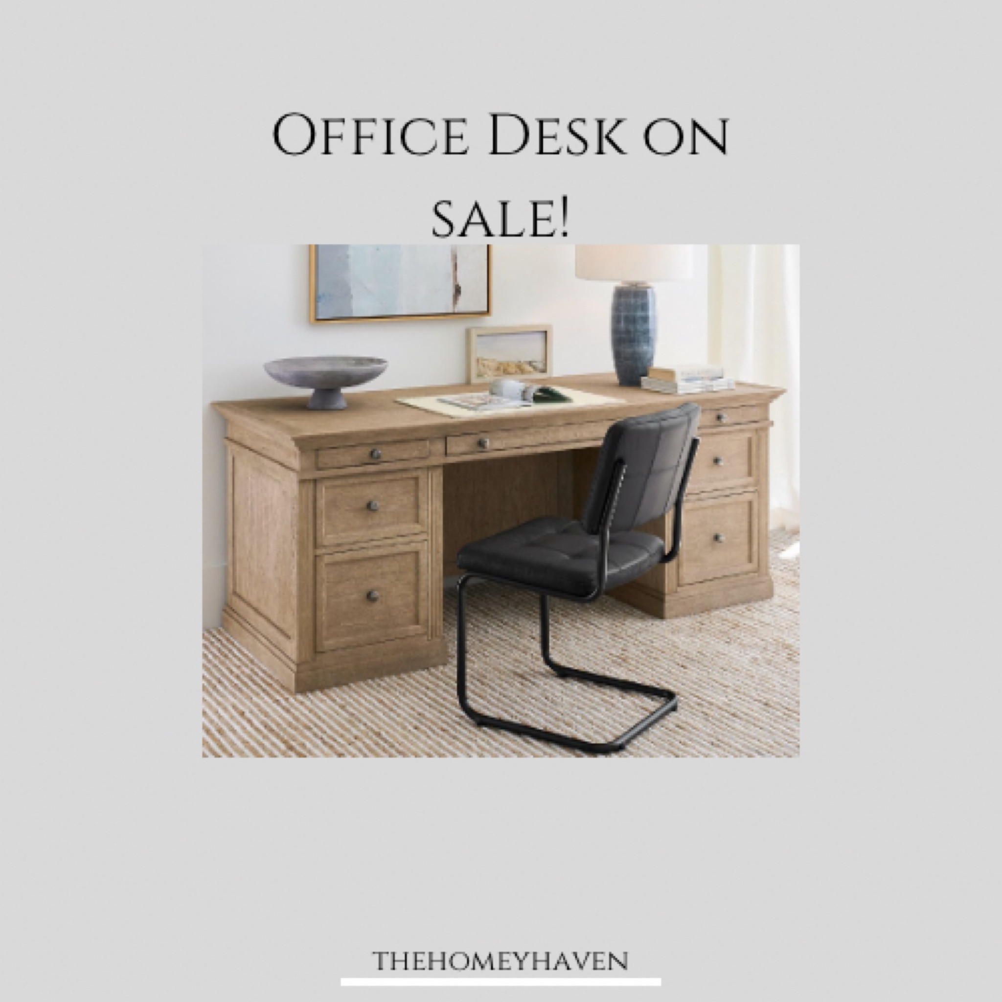 Pottery barn clearance livingston executive desk