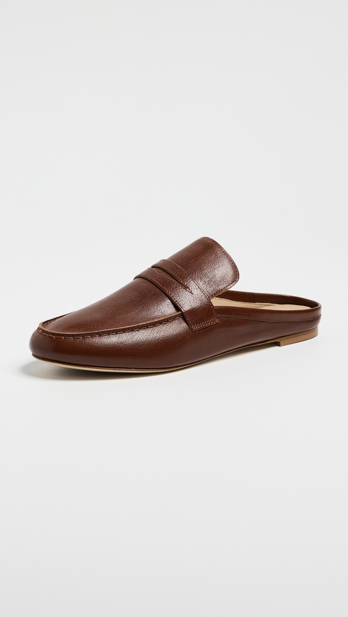 Jamie Haller Penny Loafer Mules Cuoio 39.5 | Shopbop
