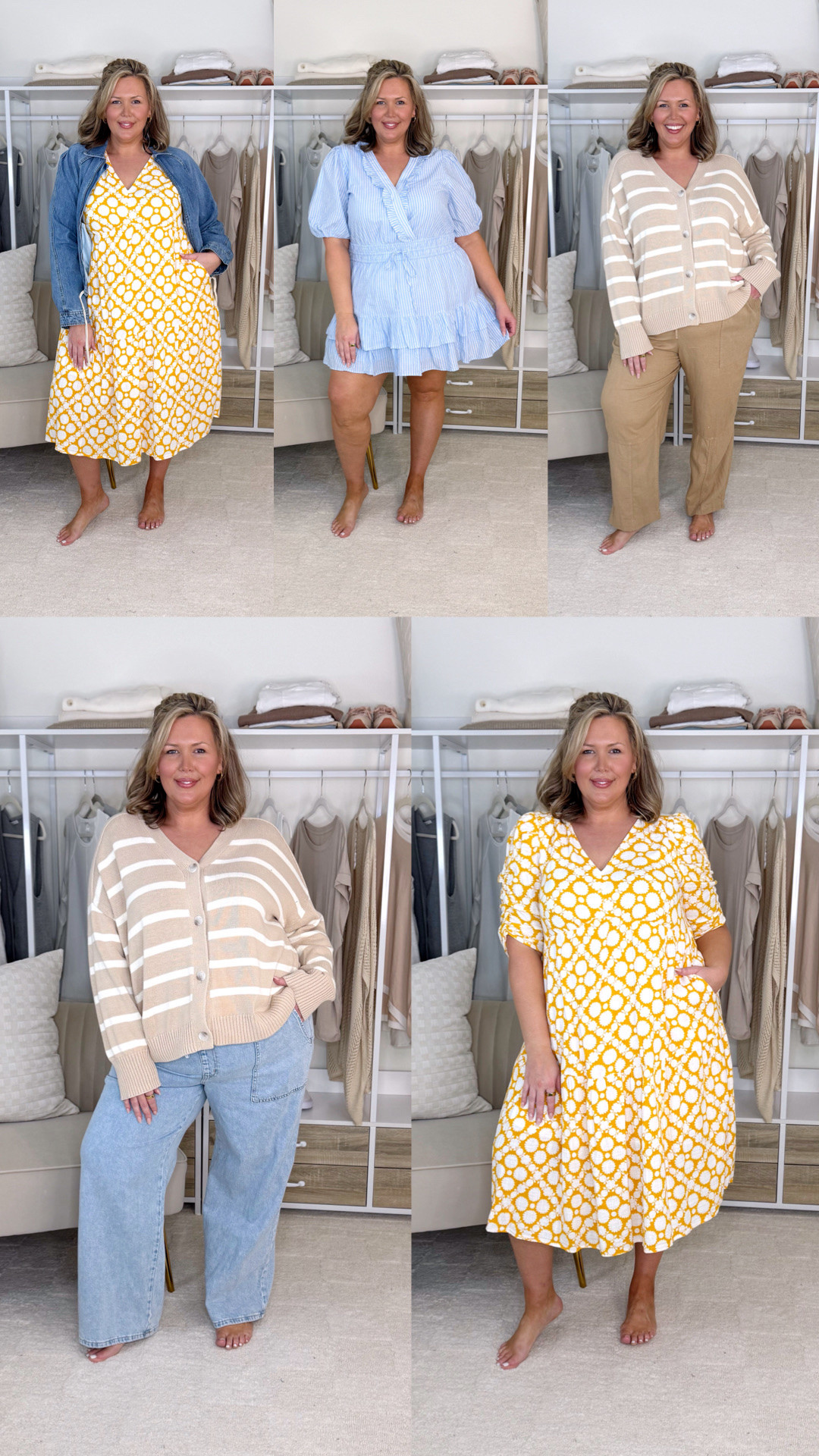 Not Your Mom’s Walmart haul! 1. Wearing the 2X in the cardigan and XXXL in the jeans. The linen pants are a XXXL. 2. The dress and jacket are a XXL! 3. Wearing the XXL in the blue dress it runs small so size up!

Plus size fashion, Walmart haul, affordable fashion, ootd, spring fashion, midsize outfits, spring dresses, comfy casual, everyday outfit ideas

#LTKMidsize #LTKPlusSize #LTKootd